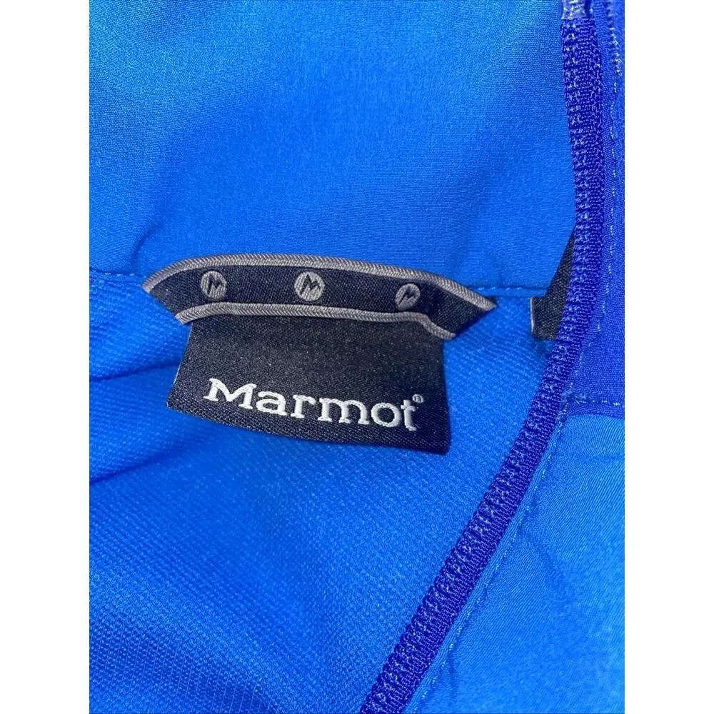MARMOT Soft Shell Jacket Men Size XXL Stretch Blue Outdoor